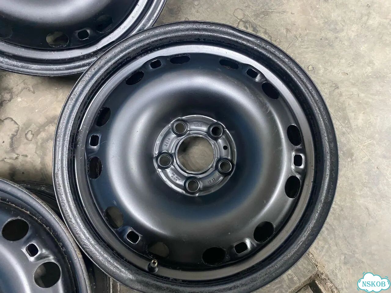 Штампованные диски Volkswagen 6×R15 5×100 фото 5