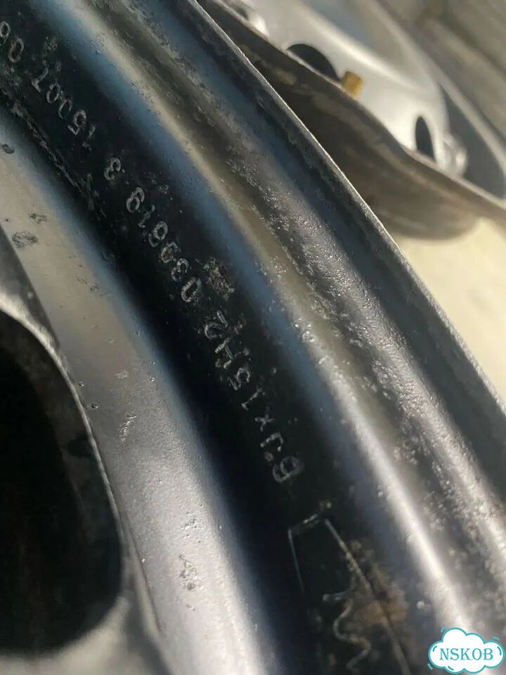 Штампованные диски Volkswagen 6×R15 5×100 фото 9