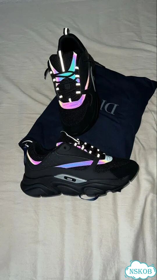 Кроссовки Dior b22 reflective black 36-45 фото 1
