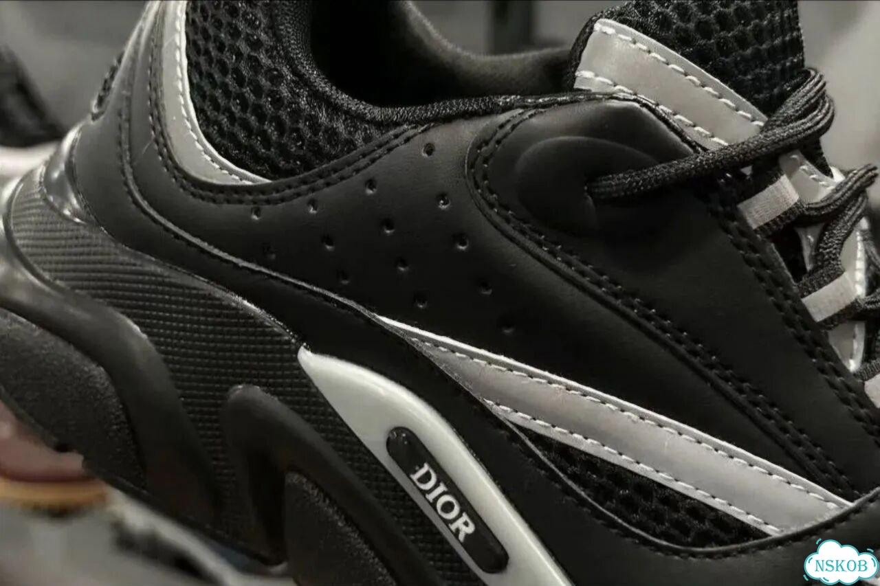 Кроссовки Dior b22 reflective black 36-45 фото 5