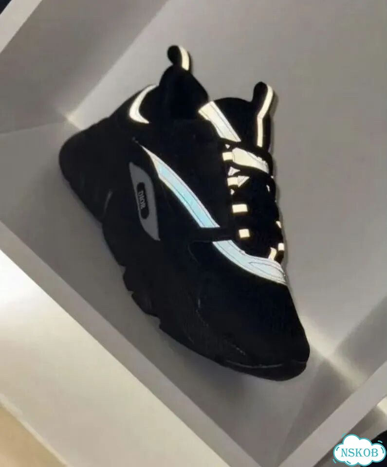 Кроссовки Dior b22 reflective black 36-45 фото 7