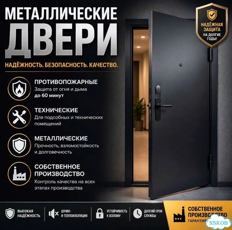 Входные противопожарные двери фото 1