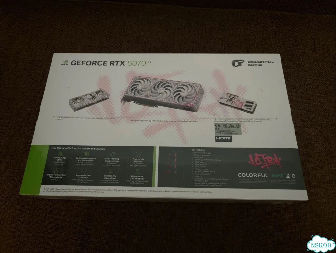 Colorful iGame RTX 5070 Ti Ultra W OC SFF (Новая) фото 2