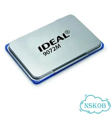 Ideal 9072M настольная штемпельная подушка 70х110 мм / синий фото 1