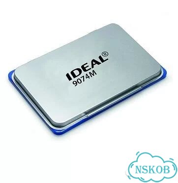 Ideal 9074M настольная штемпельная подушка 90х160 мм (синяя) фото 1