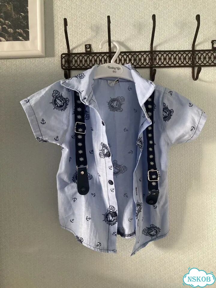 Нарядная рубашка для мальчика 2 года фото 1