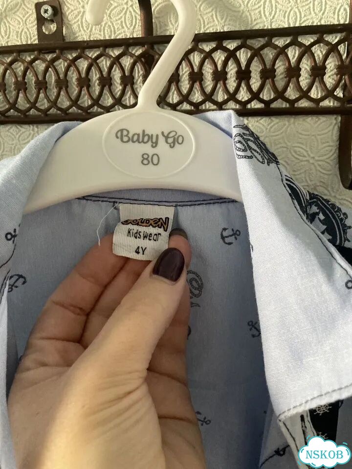 Нарядная рубашка для мальчика 2 года фото 2