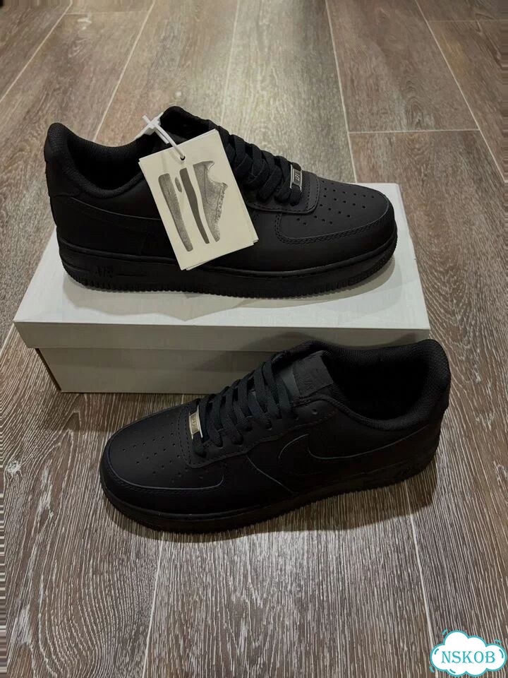 Nike форсы черные 41-45 размер премиум качество фото 2