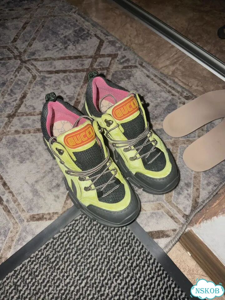 Кроссовки Gucci flashtrek рефлектив фото 1