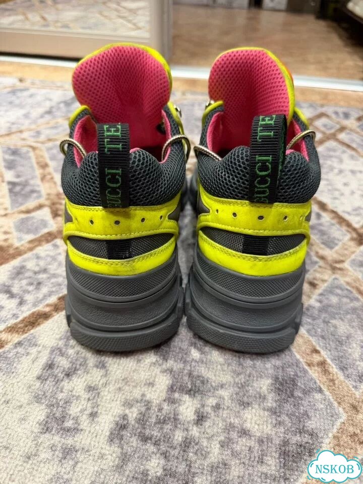 Кроссовки Gucci flashtrek рефлектив фото 2