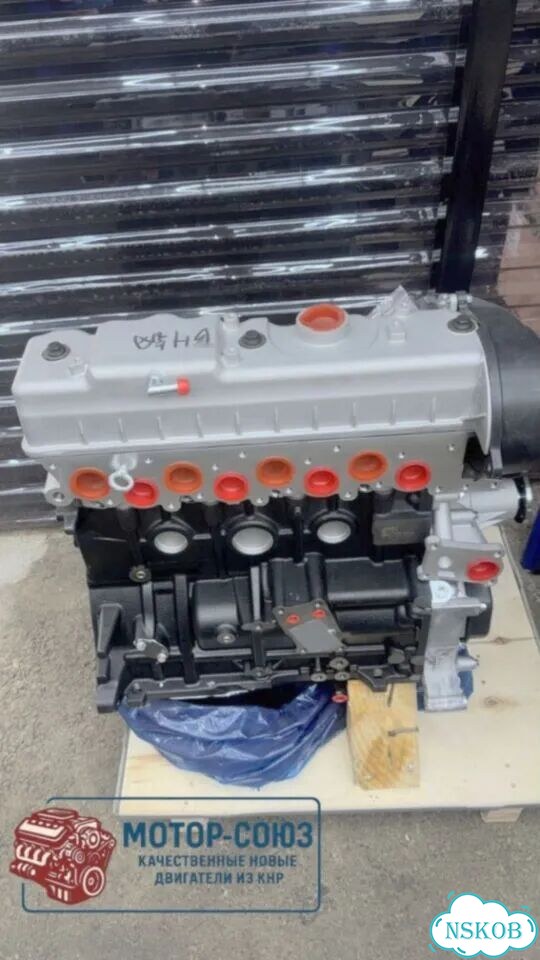 Двигатель новый 4D56 1 вал Mitsubishi фото 1