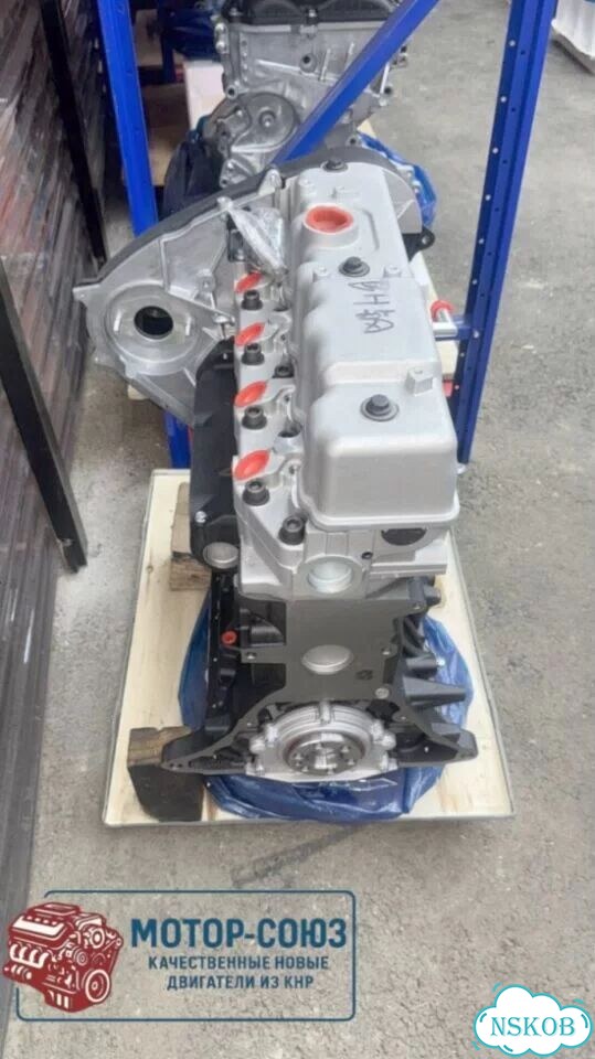 Двигатель новый 4D56 1 вал Mitsubishi фото 3