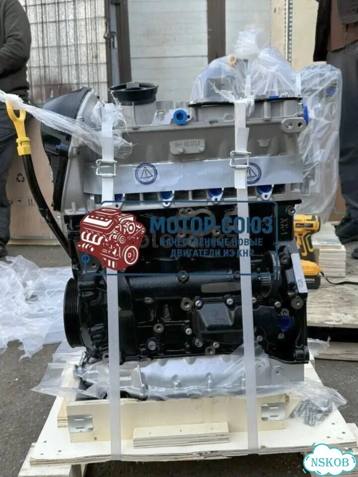 Двигатель новый CCZ Audi Skoda VW фото 3