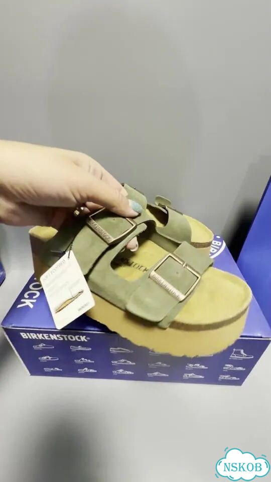Birkenstock на платформе фото 1