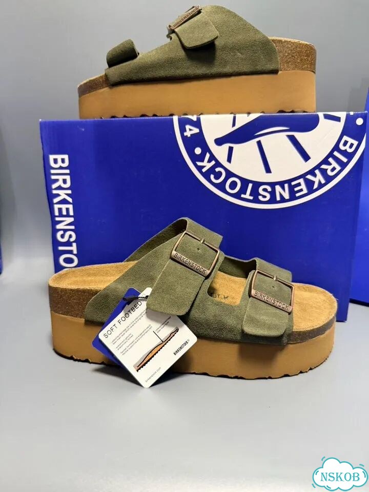 Birkenstock на платформе фото 2