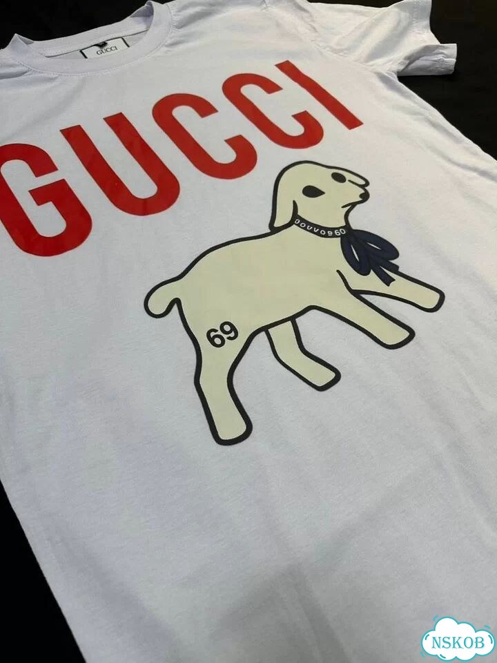 Футболка Gucci lamb archive S фото 10