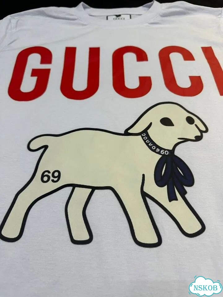 Футболка Gucci lamb archive S фото 5