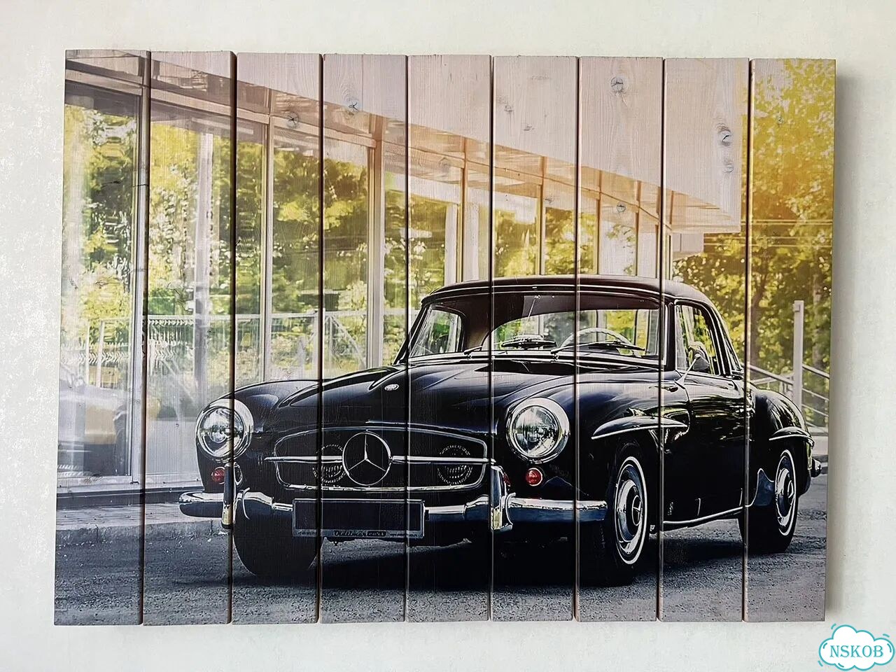 Картина на досках mercedes фото 1