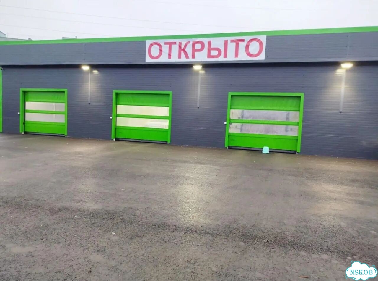 Рулонные прозрачные ворота фото 5