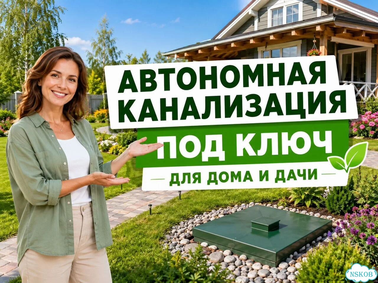 Септик Эдельвейс для сложных участков фото 1