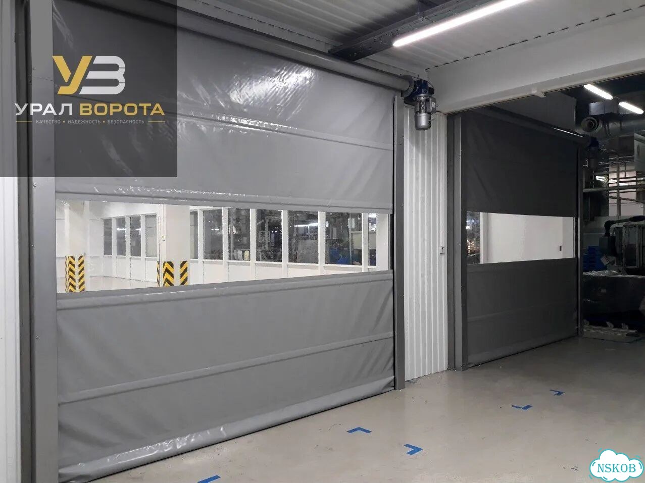 Автоматические ворота пвх для автомоек фото 3