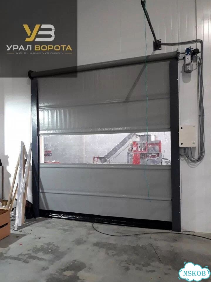 Автоматические ворота пвх для автомоек фото 8