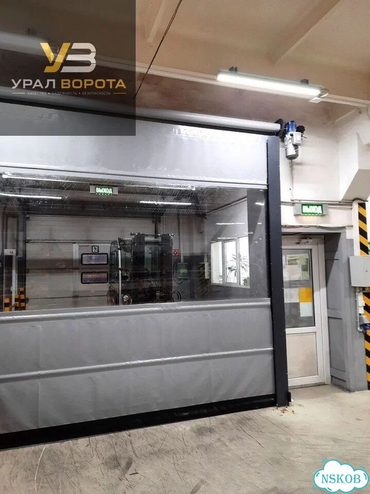 Автоматические ворота пвх для автомоек фото 9
