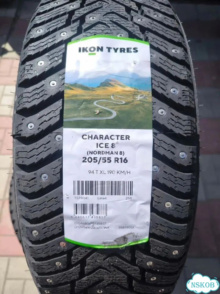 Ikon Tyres Character Ice 8 205/55 R16 94T фото 5