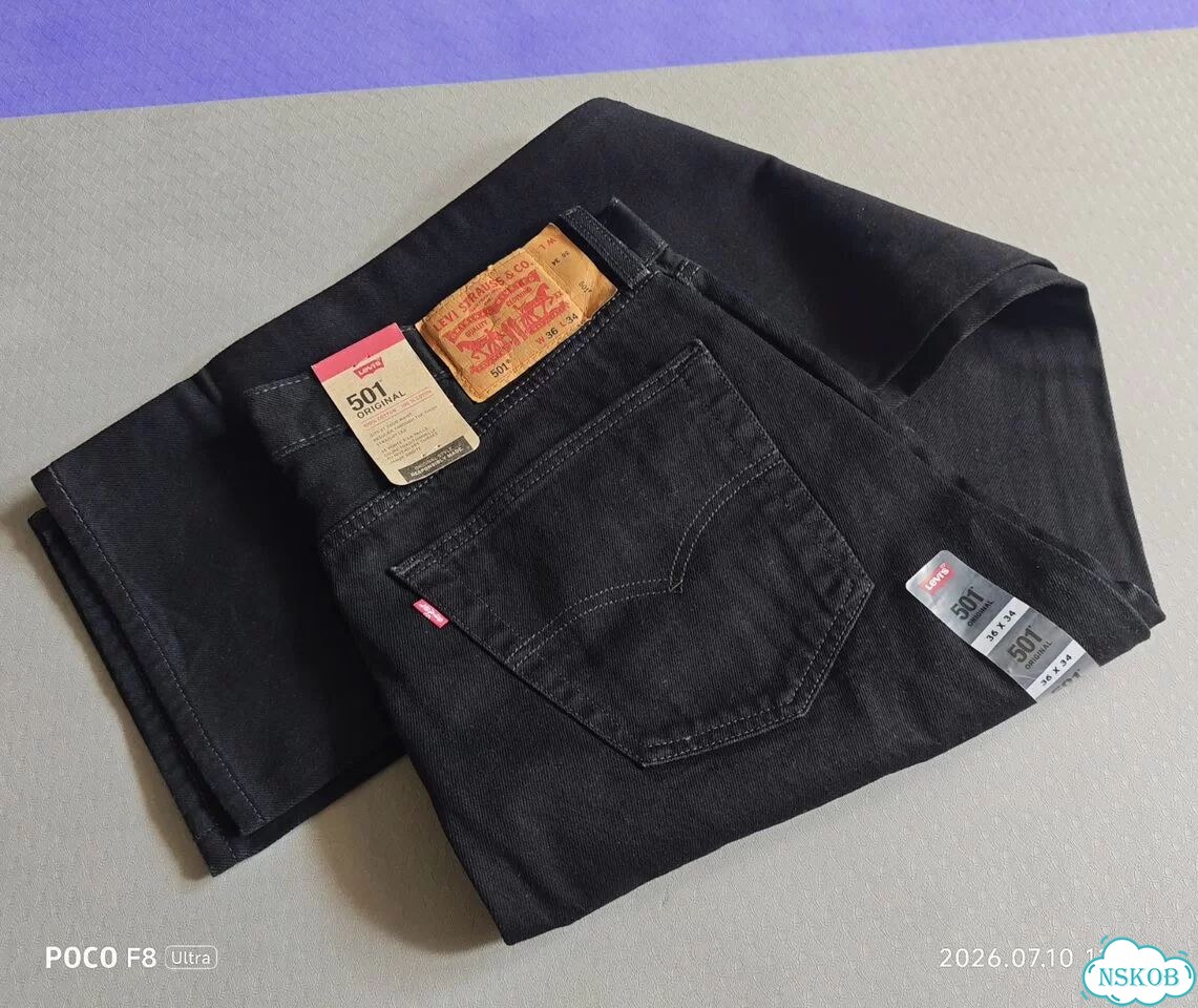 Джинсы levis 501 0160 w36 L34 original фото 1