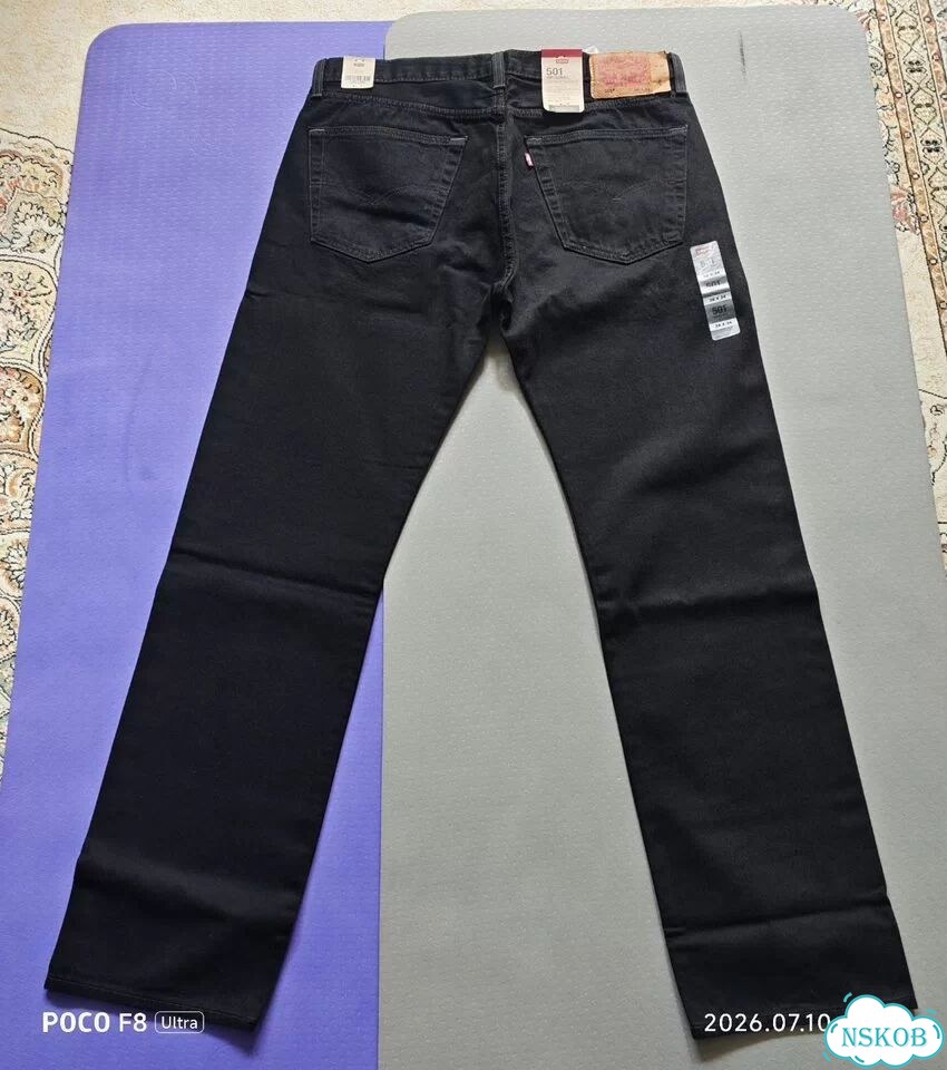 Джинсы levis 501 0160 w36 L34 original фото 6