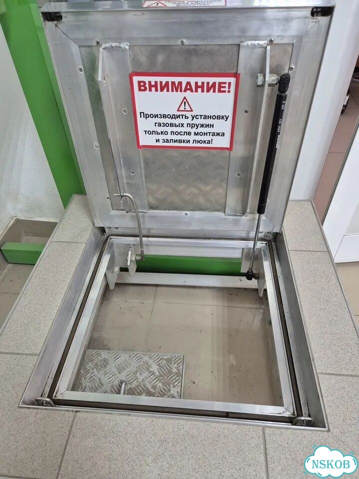 Алюминиевый люк в подвал фото 2