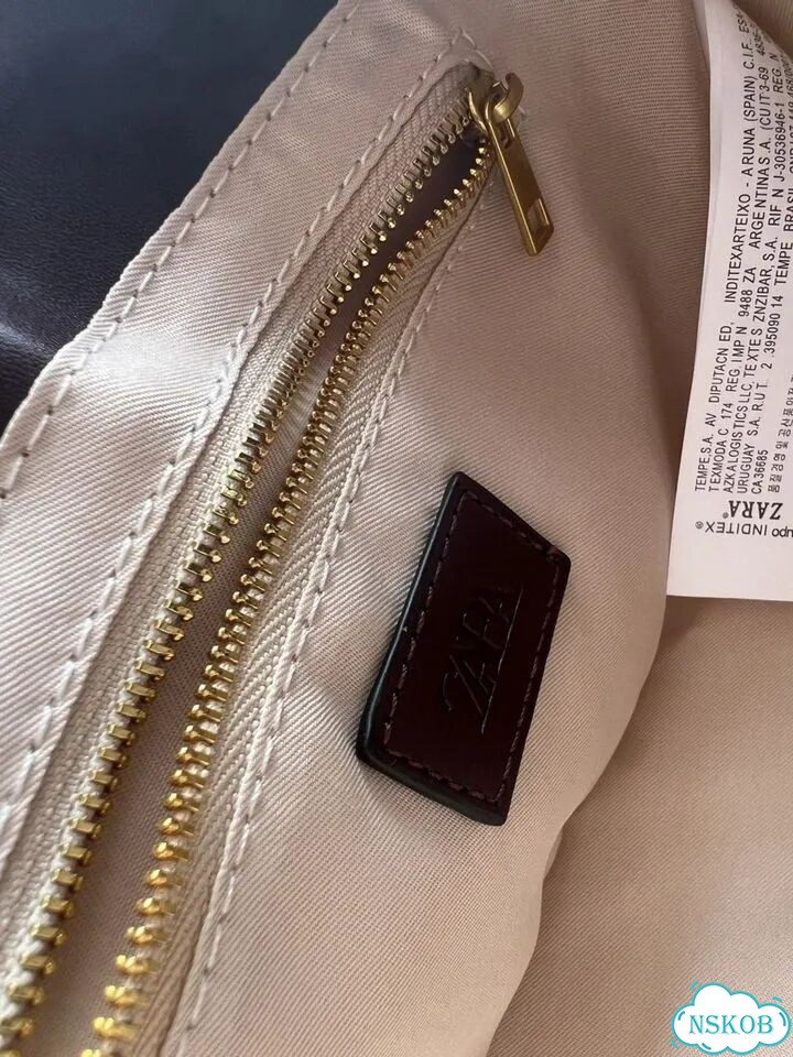 Бордовая сумка через плечо кросс-боди Zara фото 4