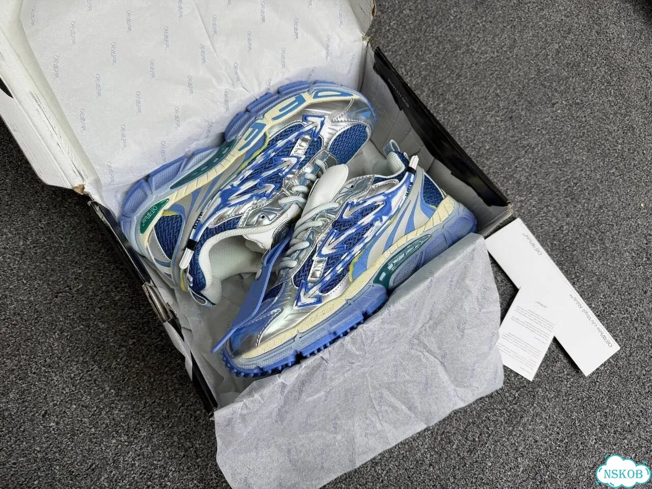 Off white be right back синие фото 5