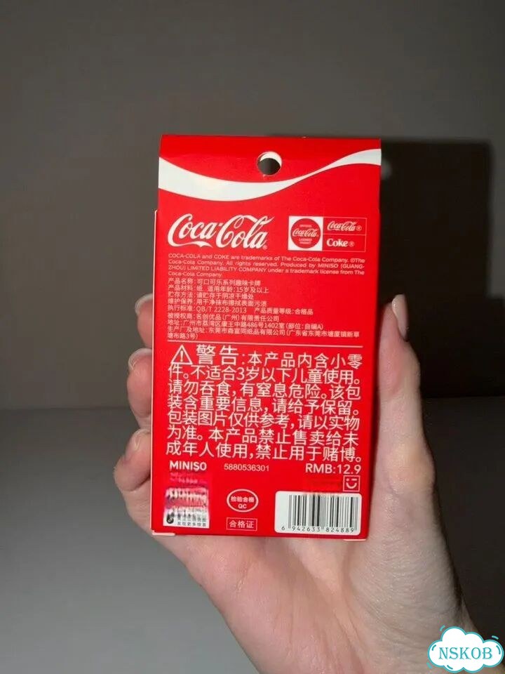 Карты игральные Coca-Cola и Miniso фото 3