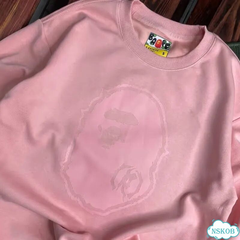 Свитшот bape розовый фото 1