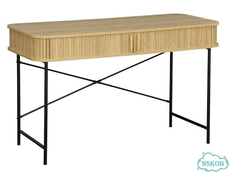 Консоль Рико 120x60 Древесный натуральный/Черный фото 1