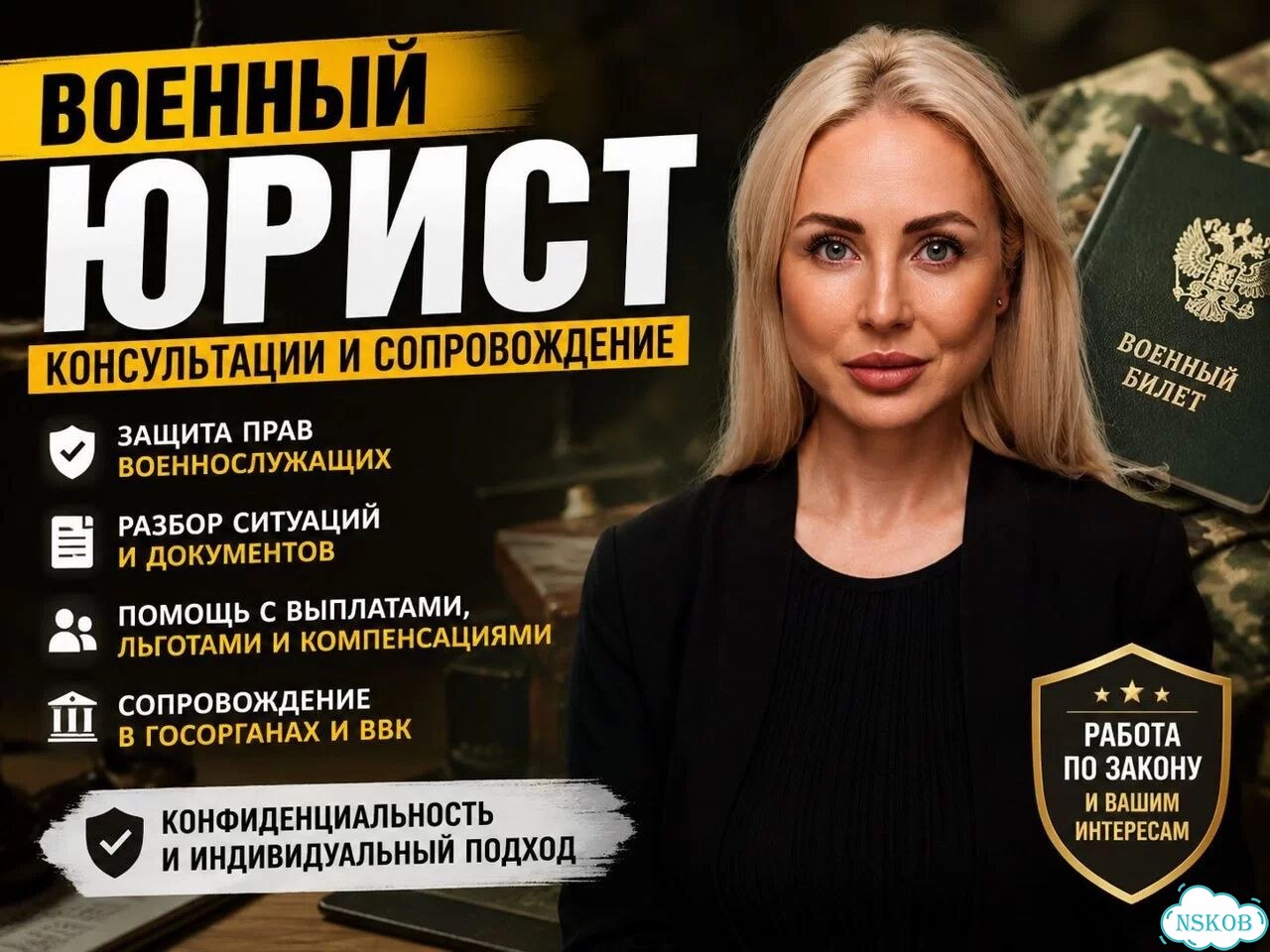 Военный юрист. Консультации и сопровождение фото 1