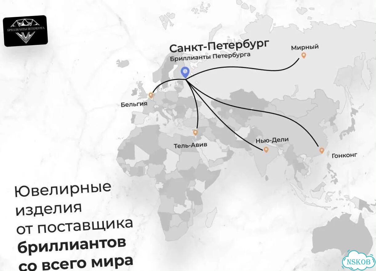 Золотые серьги Тиффани комбинированное TF-19056 фото 8