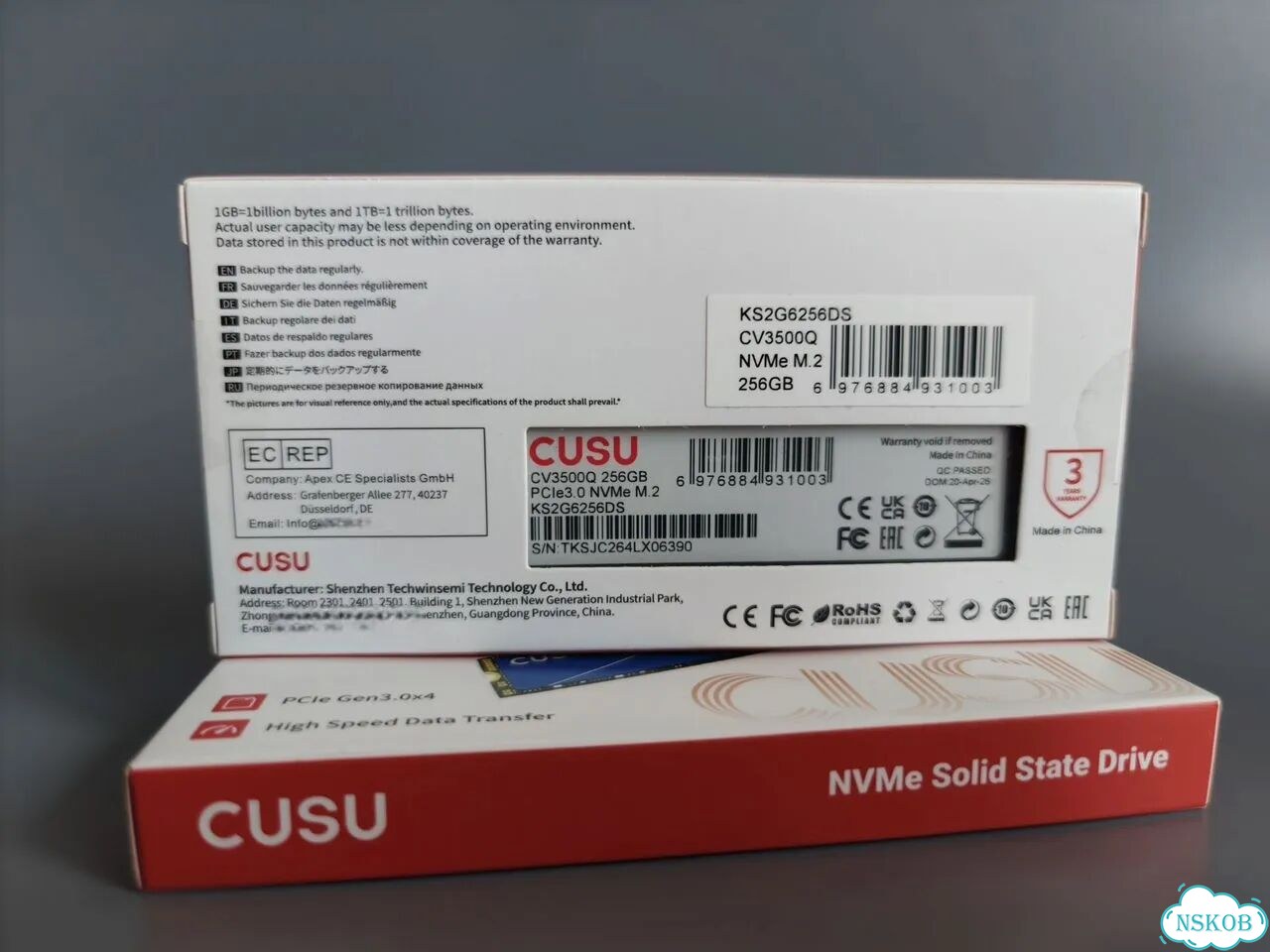 SSD Cusu CV3500Q 256GB фото 3