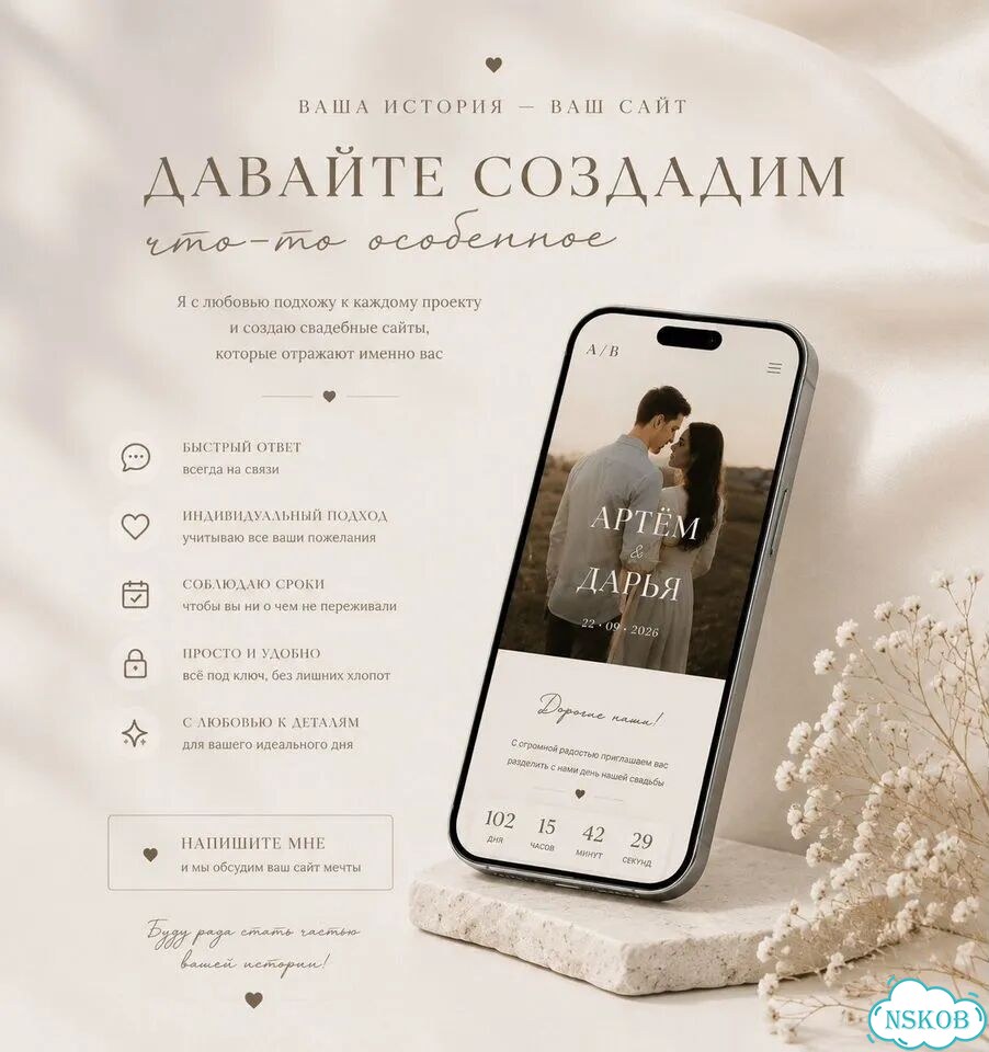 Свадебный сайт под ключ фото 10