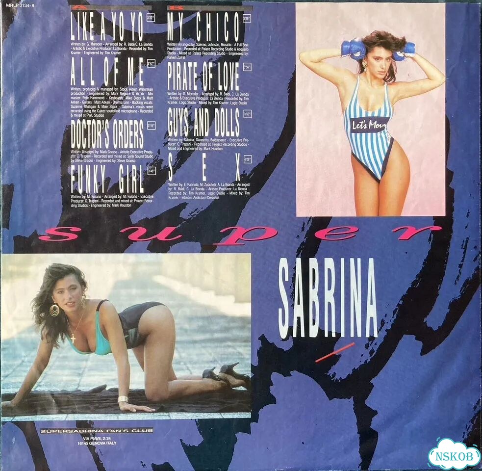 Винил Sabrina - Super Sabrina Оригинал Редкий фото 4