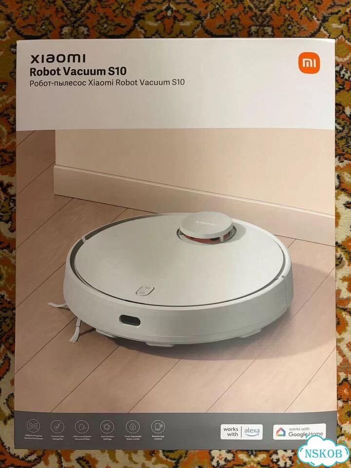 Робот пылесос Xiaomi robot vacuum s10 Новый фото 5