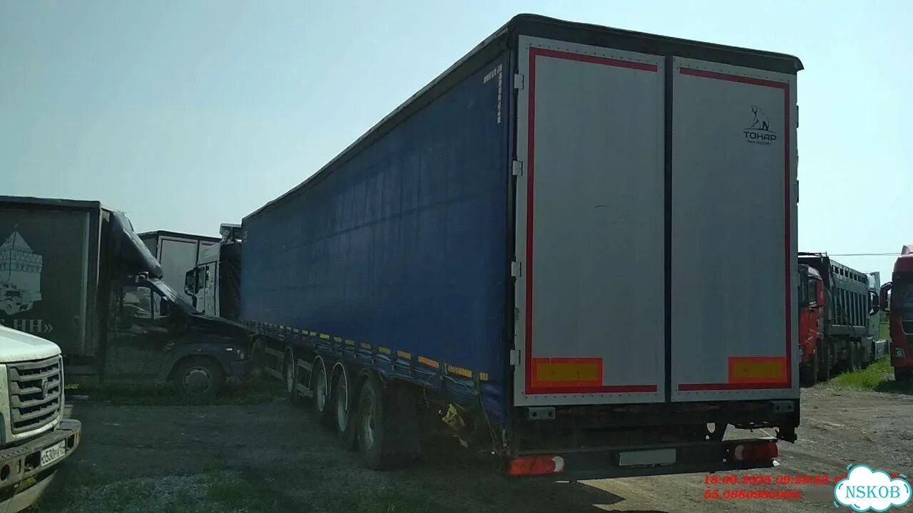 Полуприцеп шторно-бортовой Тонар T4-16V (97882), 2020 фото 3
