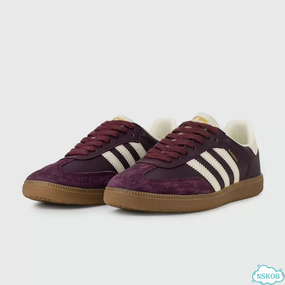 Кроссовки Adidas Samba OG Maroon фото 2