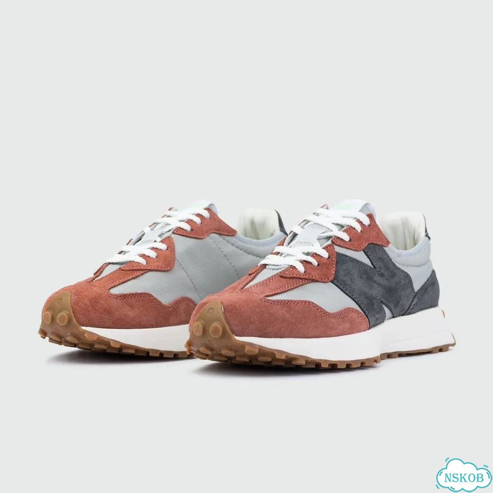 Кроссовки New Balance 327 Brown / Grey фото 2