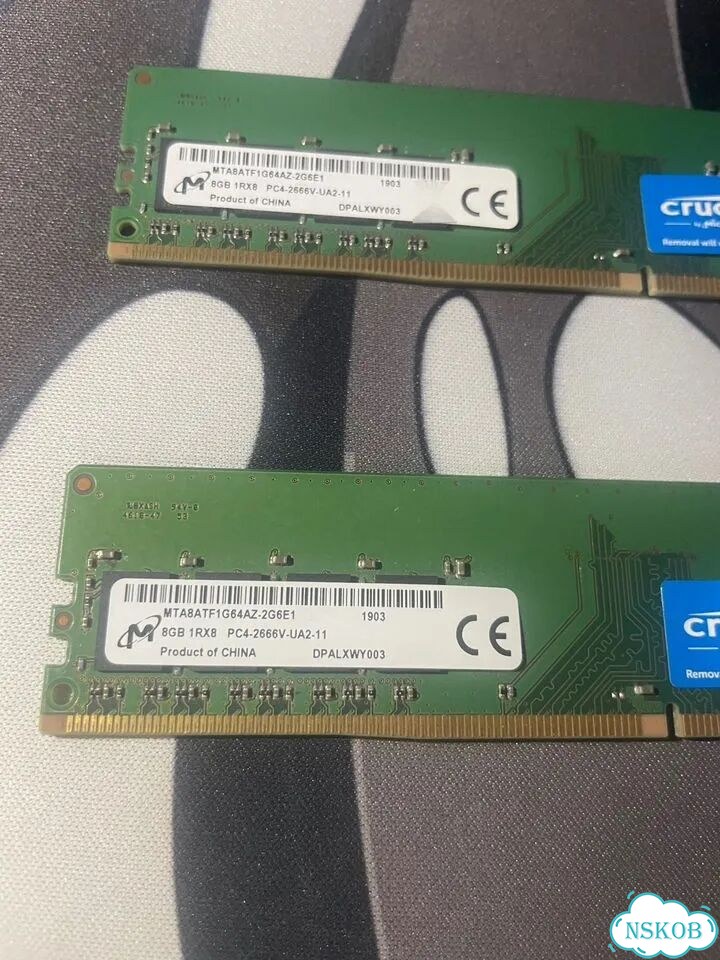 Оперативная память Crucial ddr4 16gb (2x8Gb) фото 3