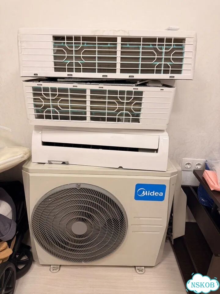 Мульти сплит система на 3 кондиционера midea фото 1