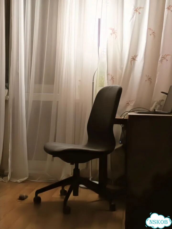 IKEA Офисное кресло, Gunnared dark grey/black фото 2