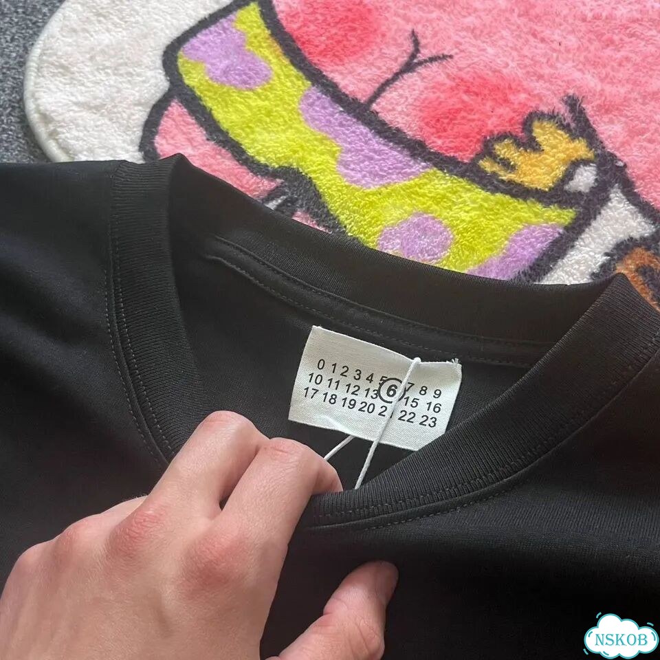 Футболка Maison Margiela черная фото 7