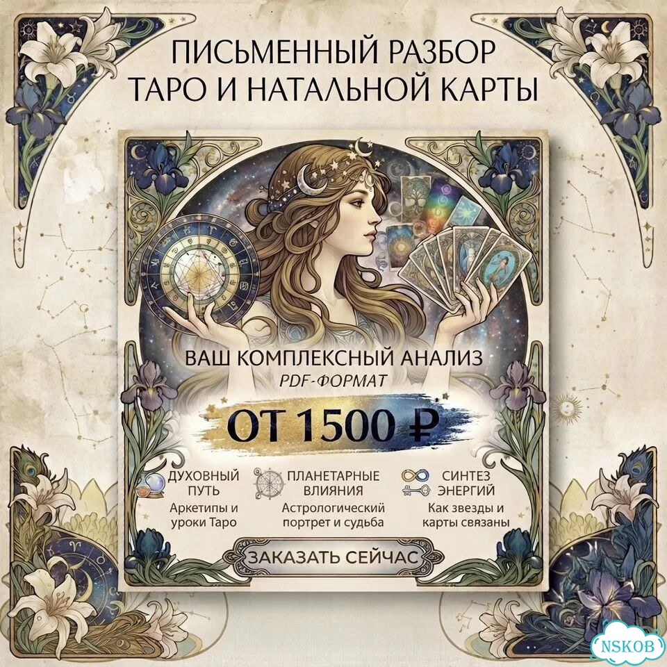 Письменный разбор Таро и Натальной карты фото 1
